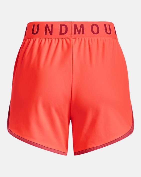 Shorts UA Play Up de 13 cm (5 in) para Mujer, Orange, pdpMainDesktop image number 5